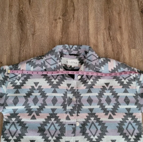Aztec Design Bomber Jacket #2763 - Picture 12 of 12